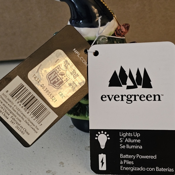 San Francisco 49ERS Lite Up Christmas Tree Ornament - Picture 4 of 6